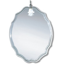 Круглое конкурентоспособное высокое качество Светло-серебряное декоративное зеркало в ванной комнате (JN008)